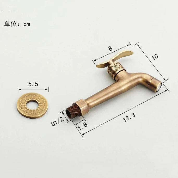Robinet vintage fontaine