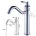 Robinet vintage lavabo Chrome