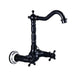 Robinet vintage mural Noir