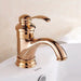 Robinet vintage salle de bain Or rose