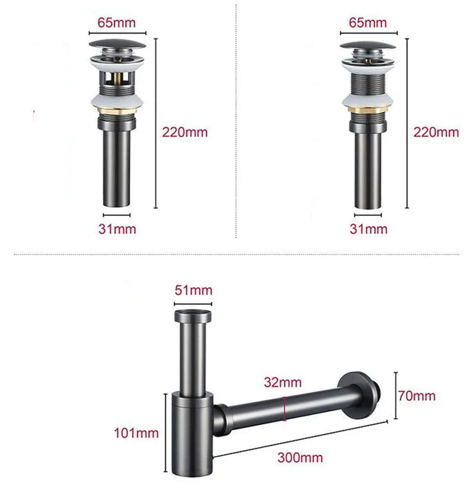 Siphon evier