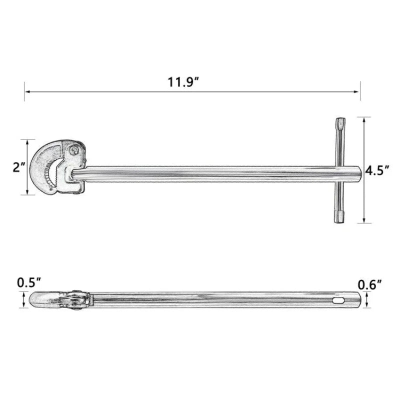 Clé robinet évier