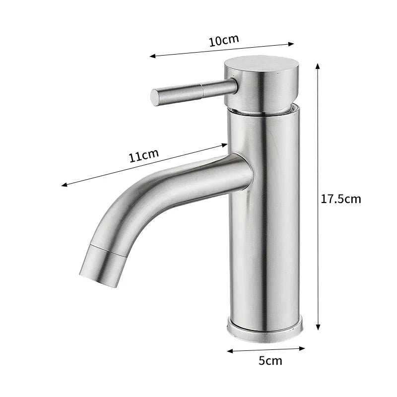 Mélangeur de lavabo chrome chromé Argent