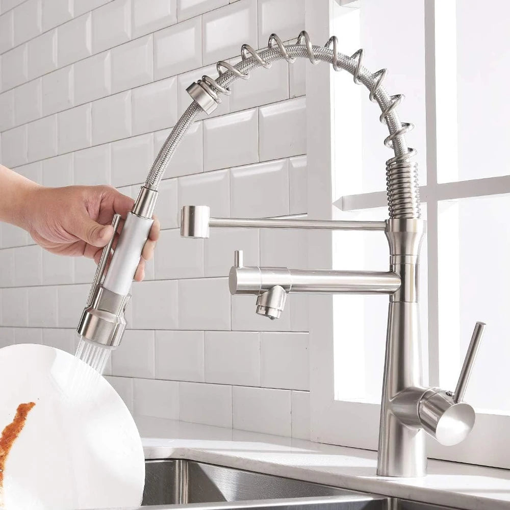 Mitigeur de cuisine avec douchette 360