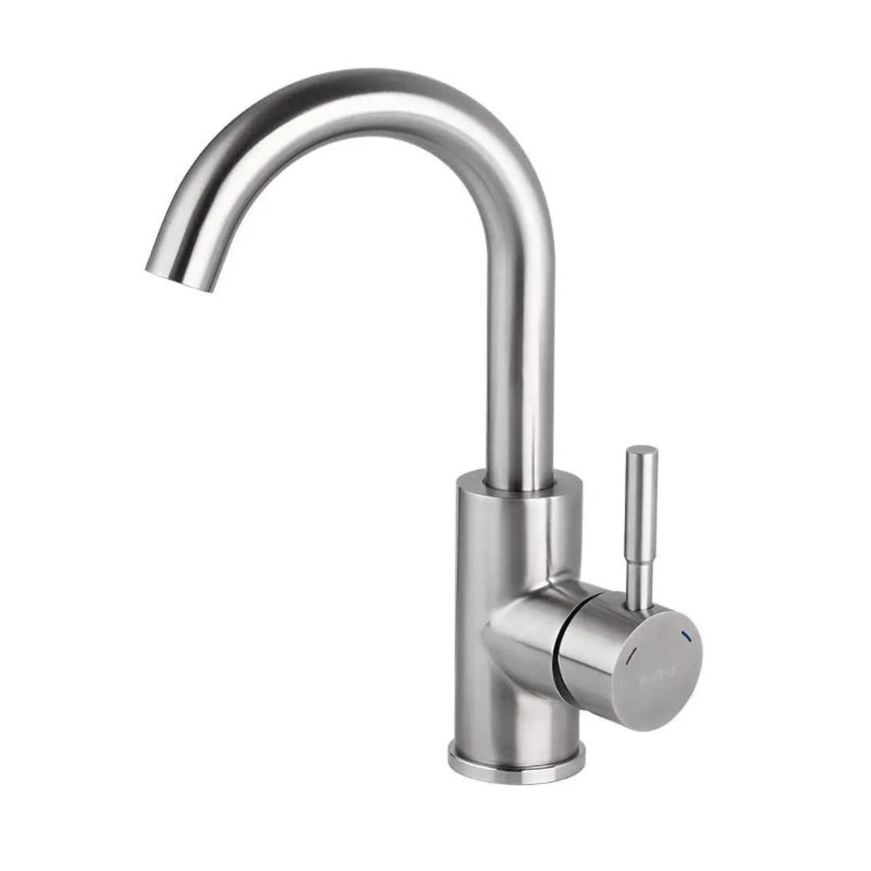 Mitigeur de lavabo chrome chromé Argent