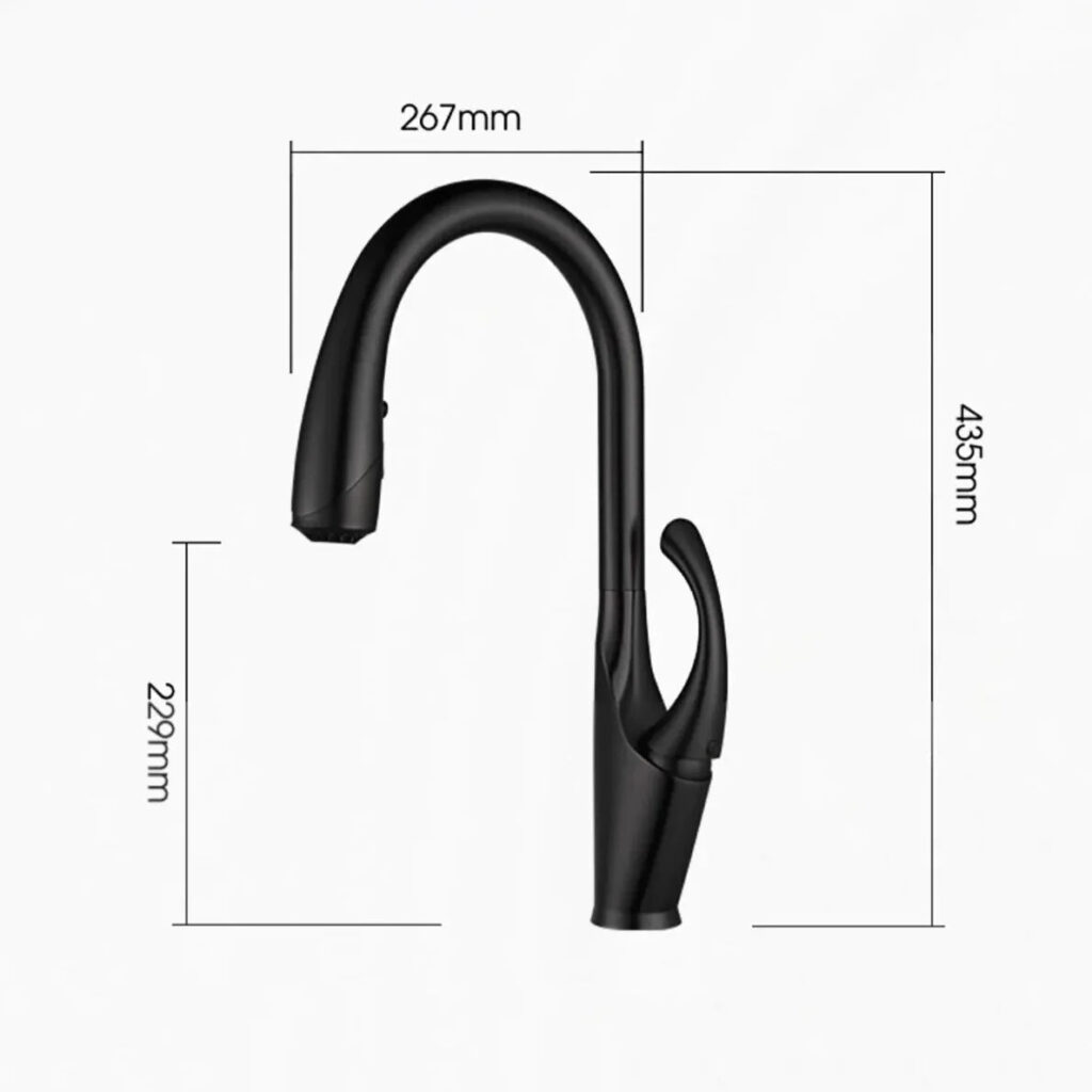 Mitigeur design laiton cuisine