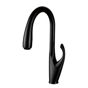 Mitigeur design noir