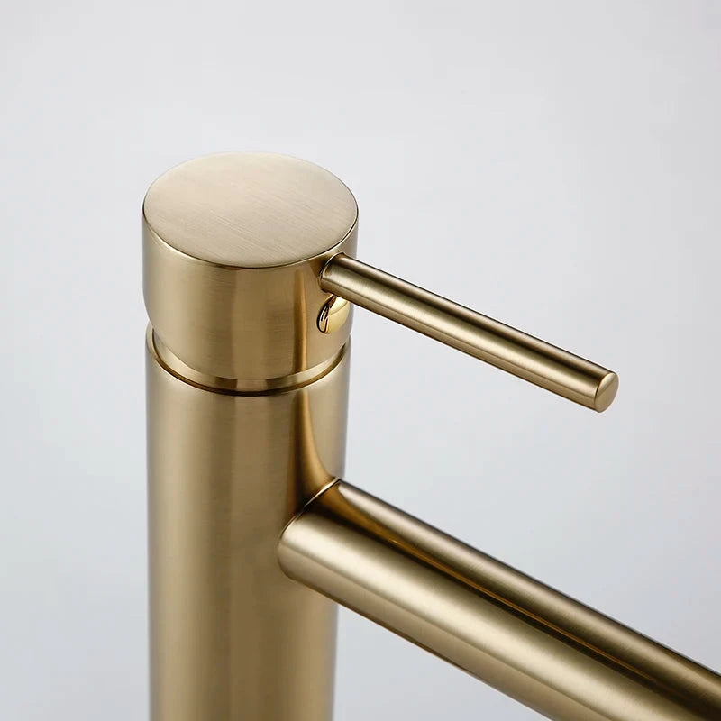 Mitigeur lavabo Or brossé