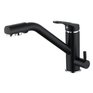 Robinet 3 voies pour osmoseur Noir