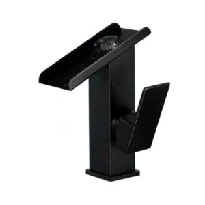 Robinet bec cascade noir