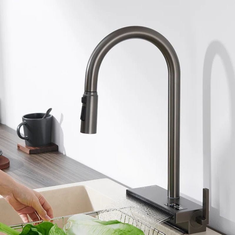 Robinet cascade haut Gris