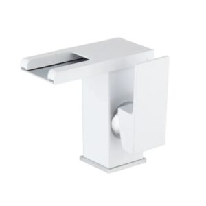 Robinet cascade led blanc