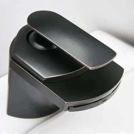 Robinet cascade noir mat Noir brossé