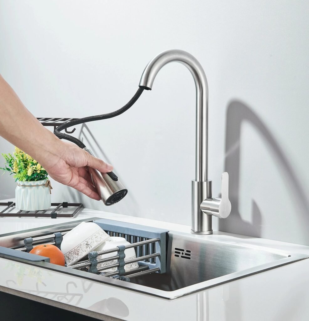 Robinet col de cygne mitigeur