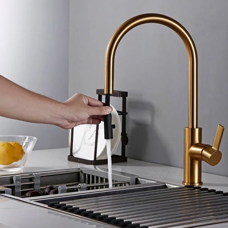 Robinet col de cygne pour evier