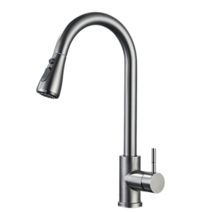 Robinet Cuisine avec Douchette Extensible Argenté
