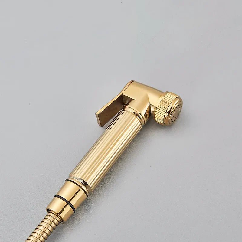 Robinet cuisine douchette doré