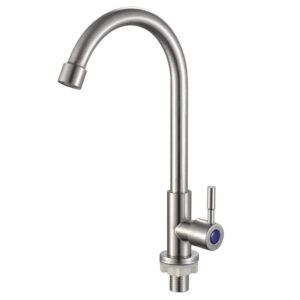 Robinet cuisine inox brossé