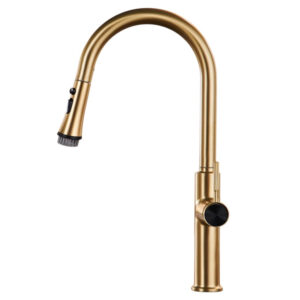 Robinet cuisine laiton brossé