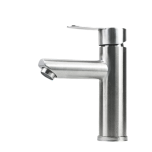 Robinet de Lavabo de Salle de Bain Moderne Avec Design En Métal Argent