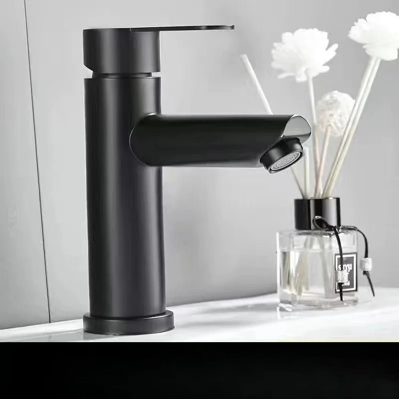 Robinet de salle de bain noir Noir