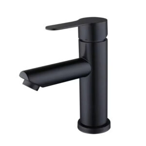 Robinet de salle de bain noir Noir