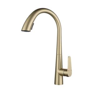 Robinet design cuisine Or
