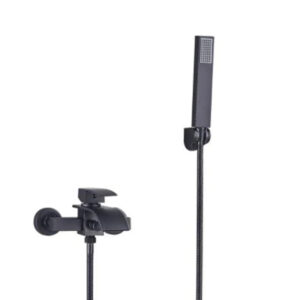 Robinet douche cascade avec douchette Noir
