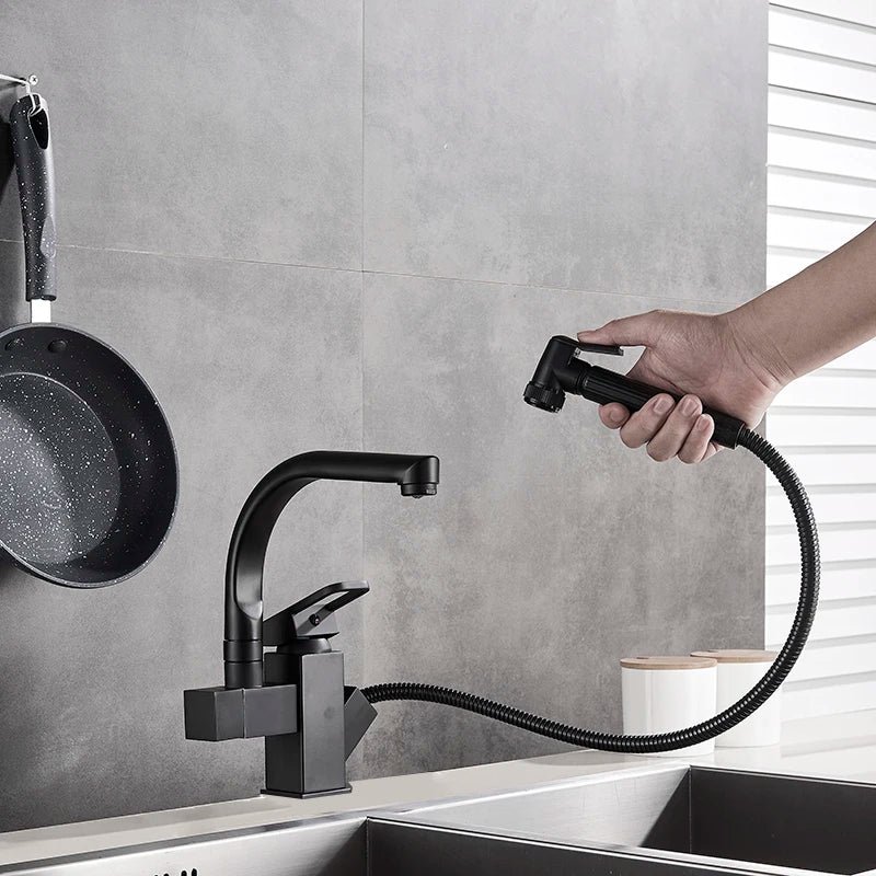 Robinet douchette noir