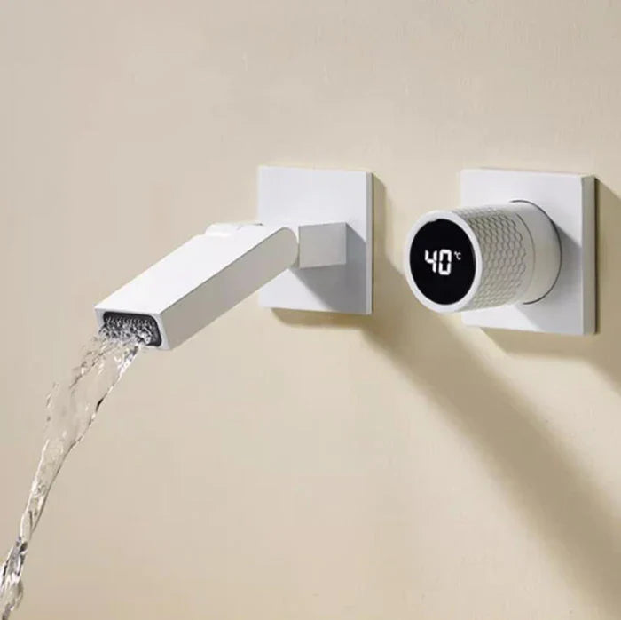 Robinet encastrable à led blanc