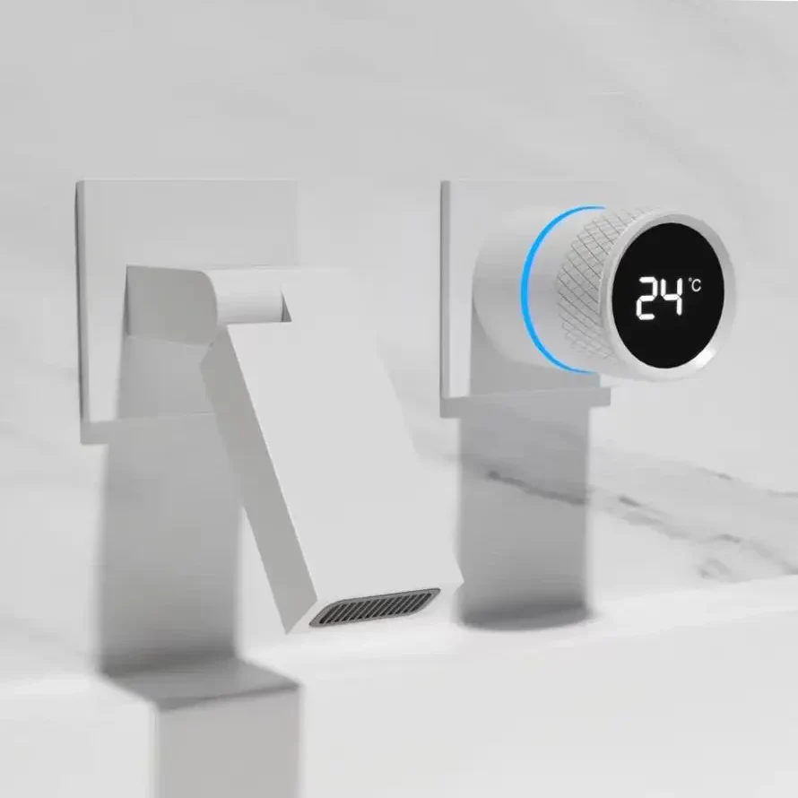 Robinet encastrable à led blanc