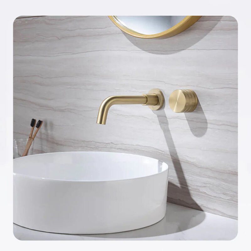 Robinet encastrable jaune