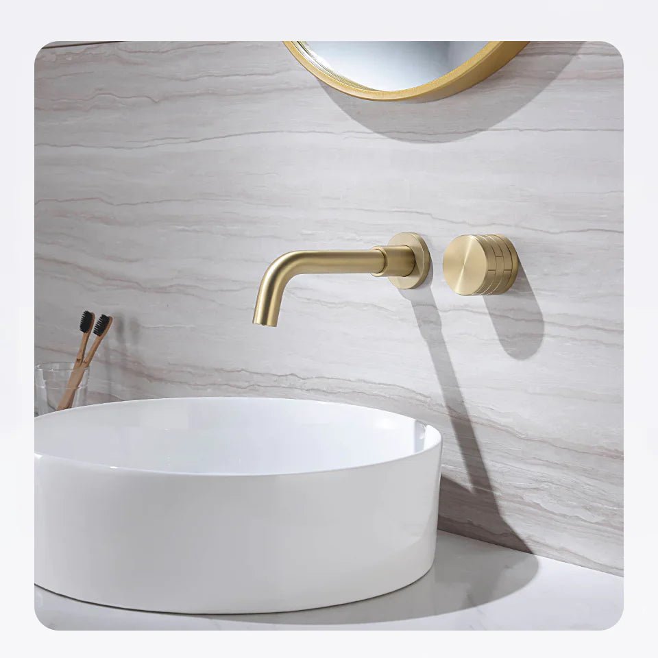 Robinet encastrable jaune