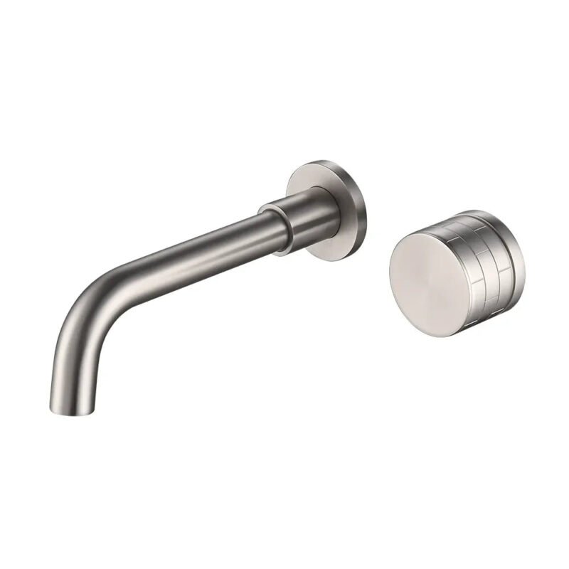 Robinet encastrable salle de bain Argenté brossé
