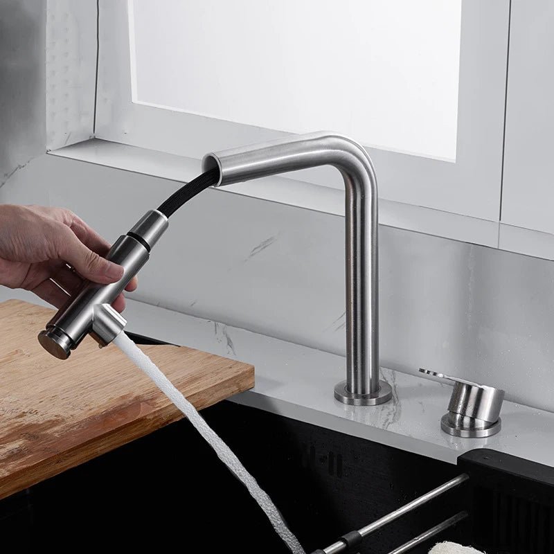 Robinet evier inox