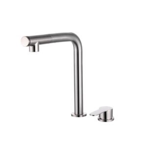 Robinet evier inox Nickel