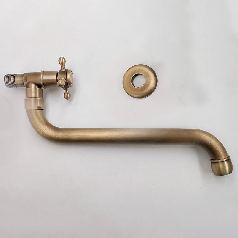 Robinet extérieur antique bec long