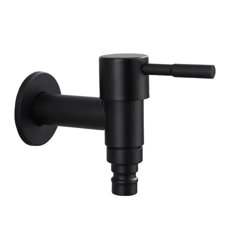 Robinet extérieur noir minimaliste
