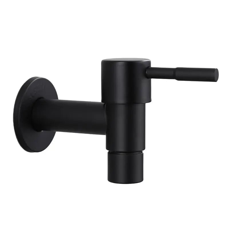 Robinet extérieur noir minimaliste