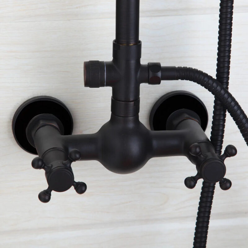 Robinet industriel noir