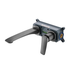 Robinet lave main mural Gris