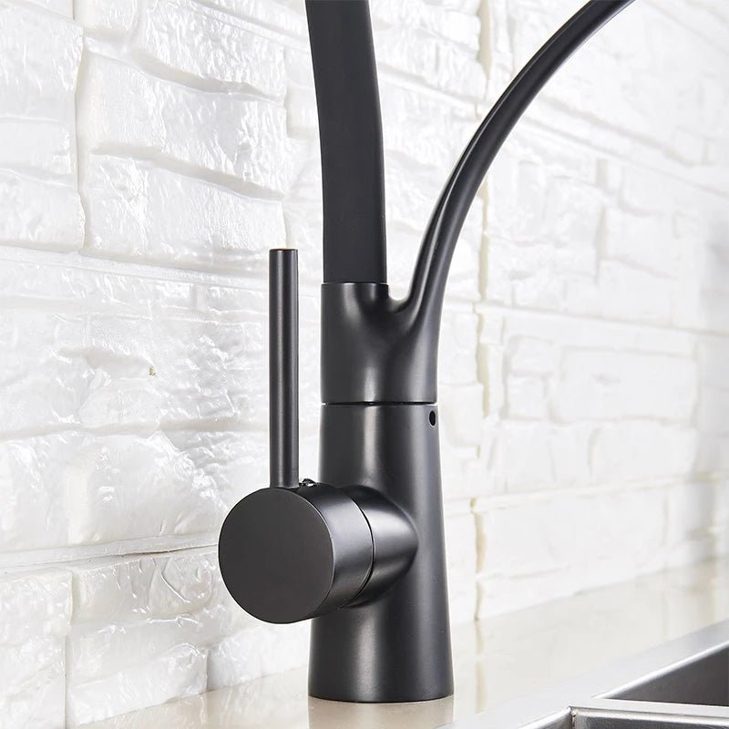 Robinet mitigeur cuisine noir