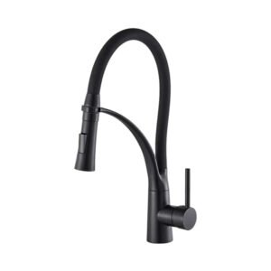 Robinet mitigeur cuisine noir Noir