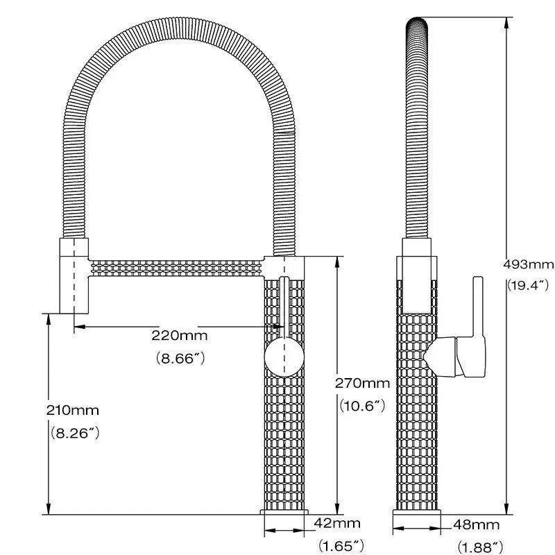Robinet mitigeur pour evier cuisine