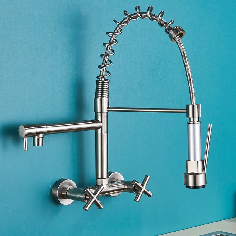 Robinet mural cuisine Brushed Nickel / CHINA