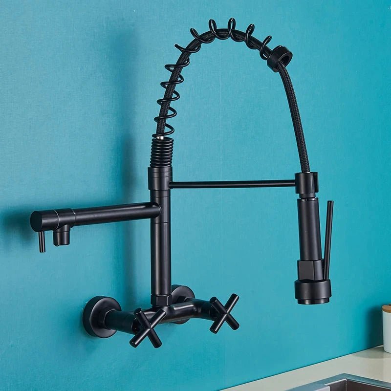 Robinet mural cuisine Matte Black / CHINA