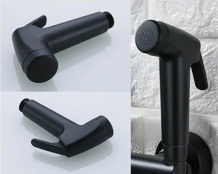 Robinet mural laiton retractable avec douchette