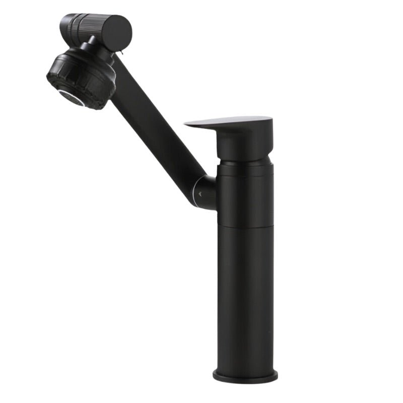 Robinet pivotant lavabo - DELPHIN Noir