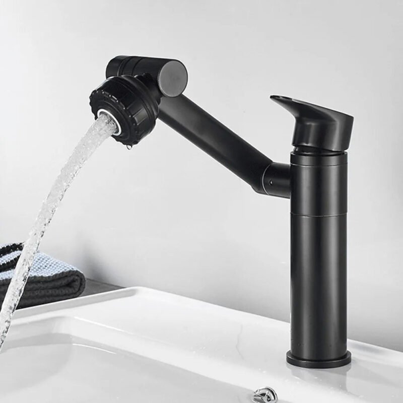 Robinet pivotant lavabo Noir
