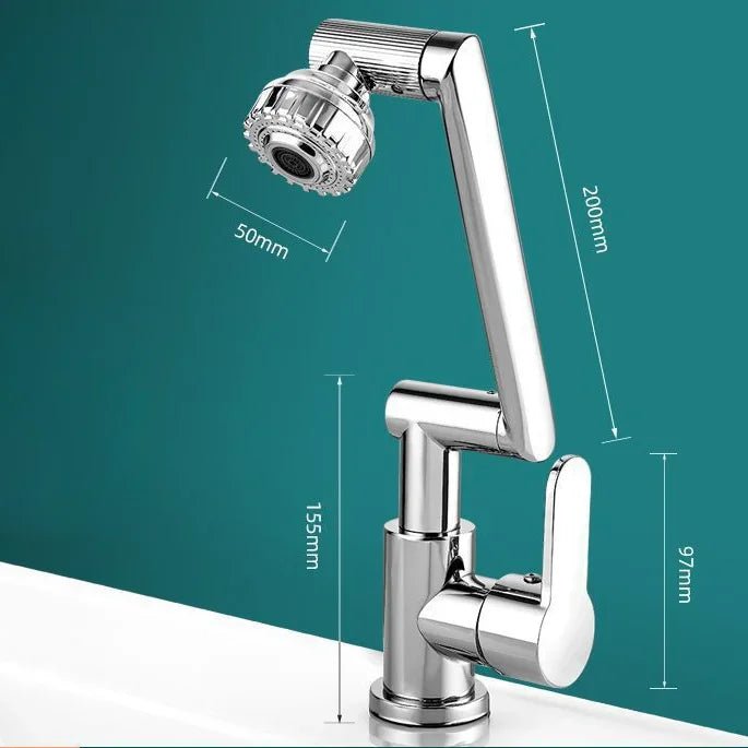 Robinet rabattable douchette Argent